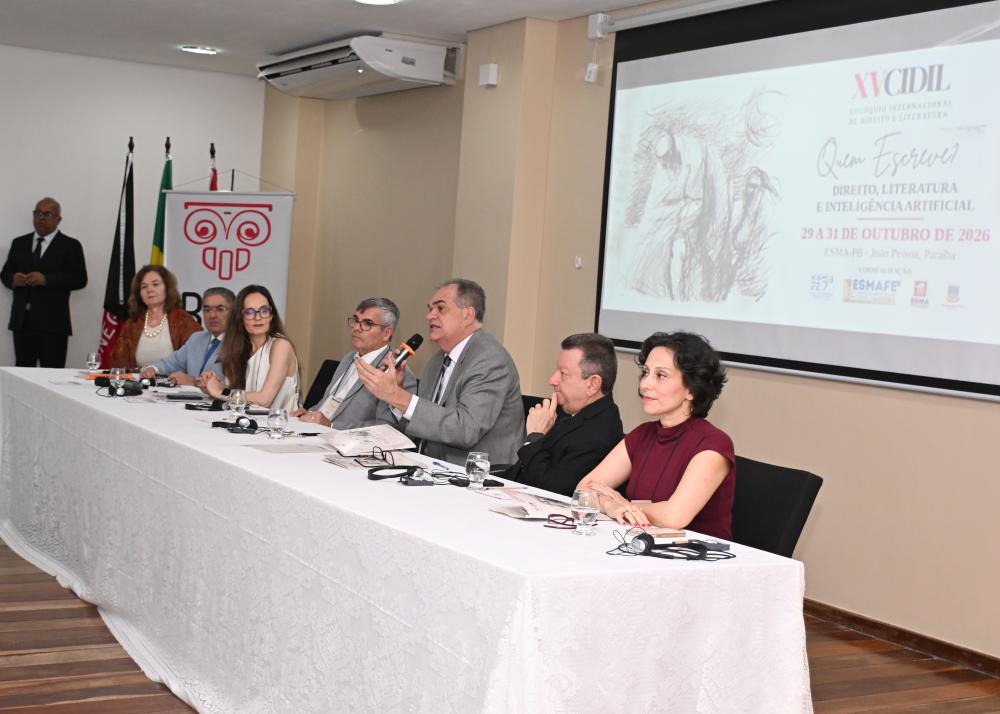 Esma-PB sedia XV Colóquio Internacional de Direito e Literatura pela primeira vez no Nordeste